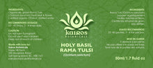 Load image into Gallery viewer, Tincture: Rama Tulsi/Holy Basil (Ocimum sanctum) - 50ml
