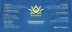 Tincture: Codonopsis (Codonopsis pilosula Campanulaceae) - 50ml