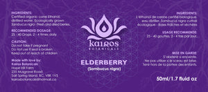 NEW! Tincture: Elderberry (Sambucus nigra) - 50ml