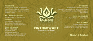 Tincture: Motherwort (Leonurus cardiaca Lamiaceae) - 50ml