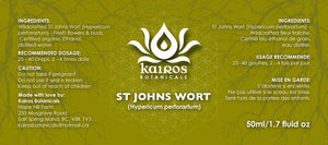 Tincture: St John’s Wort (Hypericum perforatum) - 50ml